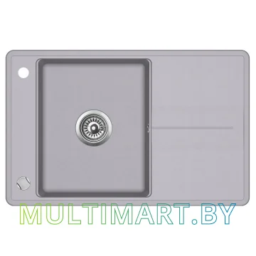 Кухонная мойка Aquasanita Bella SQB101AW (alumetallic 202)